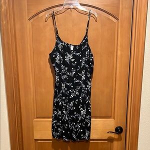 a.n.a Black and White Sheath Mini Dress Spaghetti Strap